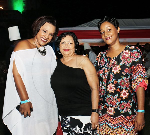 Ashley Anguin<\n>From left; Niurka Garcia- Linton, director of sales, RIU Jamaica; with colleague Rose Skinmer director of H.R; and Hyatt's Sophia Swaby. *** Local Caption *** @Normal:From left; Niurka Garcia-Linton, director of sales, RIU Jamaica; with colleague Rose Skinmer, director of HR; and Hyatt’s Sophia Swaby.