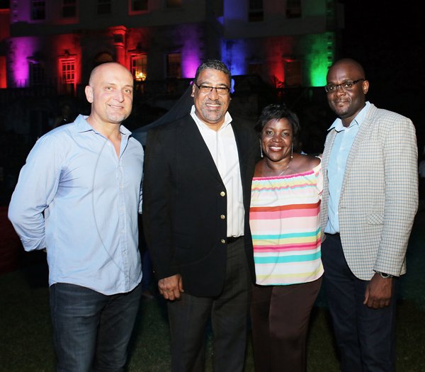 Ashley Anguin<\n>From left:  Frank Sondern general manager RIU Hotels & Resorts; member of parliament Dr Wykeham McNeil and Oral Heaven, area director of sales, Hilton and Jewel resorts. *** Local Caption *** @Normal:From left: Frank Sondern, general manager, RIU Hotels & Resorts; Member of Parliament Dr Wykeham McNeill; Charmaine Deane, area director, public relations and marketing, Jewel and Hilton resorts; and Oral Heaven, area director of sales, Hilton and Jewel resorts.