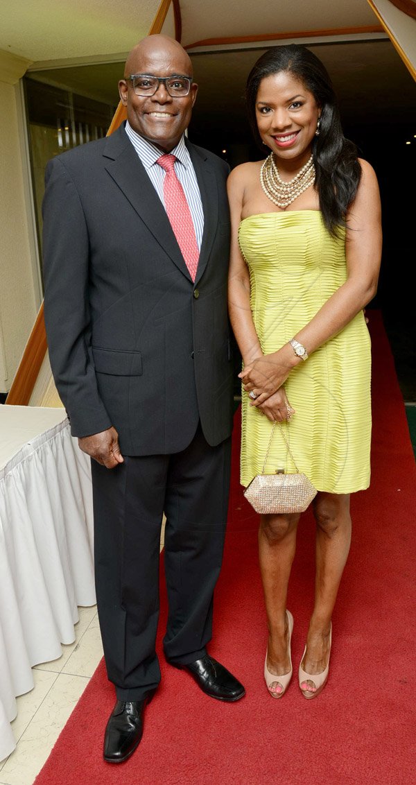 Rudolph Brown/Photographer
Brian George and his wife Keneea Linton-George at Admark 50th Anniversary Banquet at the Jamaica Pegasus on Tuesday, April 14