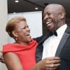 Rudolph Brown/PhotographerDevon Barrett, group chief investment officer at Victoria Mutual AMCHAM Business and Civic Leadership awards 2017 at the Jamaica Pegasus Hotel on Wednesday, October 18, 2017 *** Local Caption *** ContributedA very hearty laugh between Michelle Wilson and Devon Barrett, group chief investment officer at Victoria Mutual AMCHAM Business and Civic Leadership awards 2017 at the Jamaica Pegasus Hotel on Wednesday.