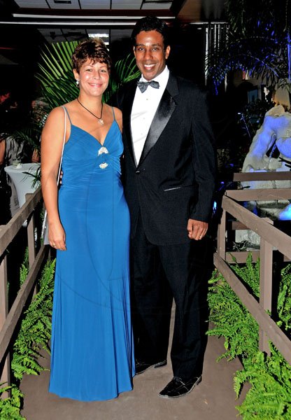 Winston Sill / Freelance Photographer
Gerald and Juliet Wight stay close together.


*********************************************************************The AMCHAM Business and Civic Leadership Awards Gala anmd Presentation, held at the Jamaica Pegasus Hotel, New Kingston on Monday night September 26, 2011. Here Gerald and Juliet Wight.