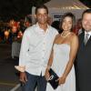 Janet Silvera Photo  
 
From L- Harold and Denise Williams and ATL's Andrew Brennan at the opening of ATL Automobile store at Bogue City Centre in Montego Bay last Friday night.