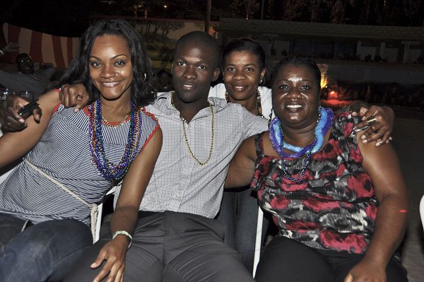 Janet Silvera Photo

From L- Digicel's Caren Walters, Tafari Ewers, Orlene McNiesh , Karen Shakes (in back) at Audi Allen-Lawson's farewell party at the Aquasol Theme Park