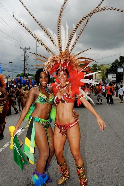 Winston Sill / Freelance Photographer
Sarah Lawrence (left) and Yendi Phillipps hit the road in splendour for Sunday's Bacchanal Jamaica Carnival Road Parade.


*********************************************************************, held on Sunday May 1, 2011.