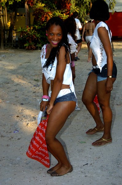 Winston Sill / Freelance Photographer
Bacchanal Jamaica and Smirnoff Beach J'ouvert, featuring Machel Montano and Patrice Roberts, held at James Bond Beach, Oracabessa, St Mary on Saturday April 7, 2012.