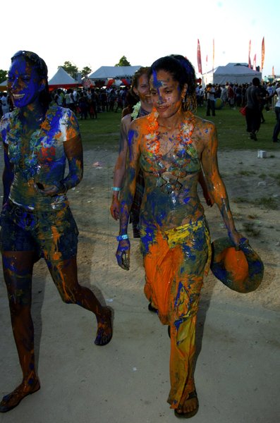 Winston Sill / Freelance Photographer
Bacchanal Jamaica and Smirnoff Beach J'ouvert, featuring Machel Montano and Patrice Roberts, held at James Bond Beach, Oracabessa, St Mary on Saturday April 7, 2012.