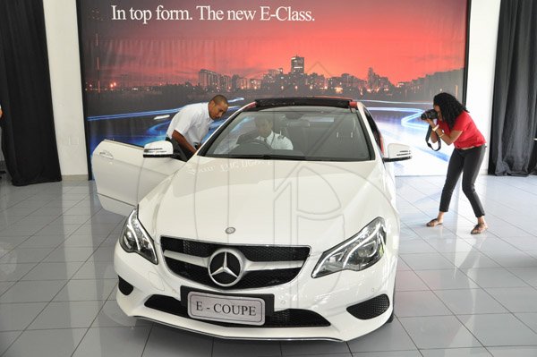 Jermaine Barnaby/Photographer
The New E-Class Sedan launched on Monday, September 9, 2013 Silver Star Motors Limited, South Camp Rd, Kingston.