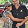 Janet Silvera Photo
Stacye Ingram and Junior Taylor nicely camoflagued at bird bush in Irwin, St. James last Sunday at the start of the bird shooting season.