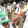 Rudolph Brown/Photographer
Calabar high school celebrates at the school after their victory on Saturday at champs, March 28, 2015.