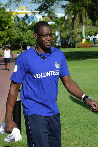 Rudolph Brown/Photographer
RBC Royal Bank Caribbean Children's Cancer Fund, " A Mile for a Child" join with family and friends participate in a charity walk and a fun class of Zumba and aerobics session at the Emancipation Park in New Kingston on Saturday, September 8-2012