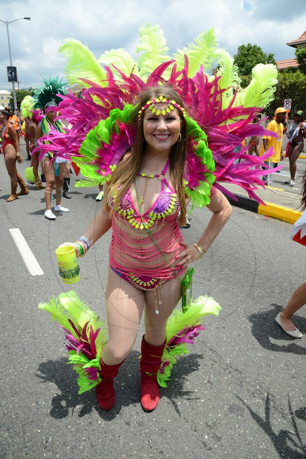 Rudolph Brown/Photographer
Carnival road march on Sunday, April 12, 2015