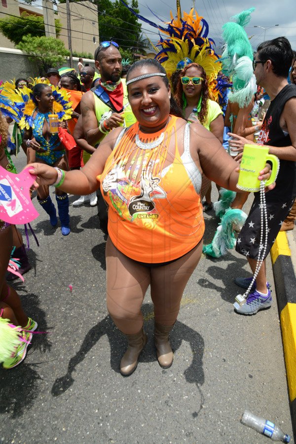 Rudolph Brown/Photographer
Carnival road march on Sunday, April 12, 2015