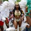 Winston Sill/Freelance Photographer
Bacchanal Jamaica Road Parade, from Mas Camp, Stadium North to Half Way Tree and back, held on Sunday April 27, 2014. Here is Danielle HoLung?.