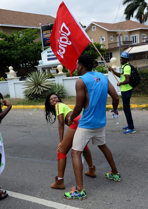 Winston Sill/Freelance Photographer
Bacchanal Jamaica Road Parade, from Mas Camp, Stadium North to Half Way Tree and back, held on Sunday April 27, 2014.