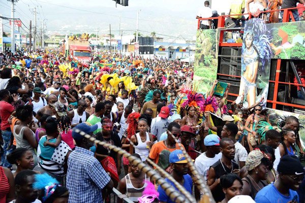 Winston Sill/Freelance Photographer
Bacchanal Jamaica Road Parade, from Mas Camp, Stadium North to Half Way Tree and back, held on Sunday April 27, 2014.