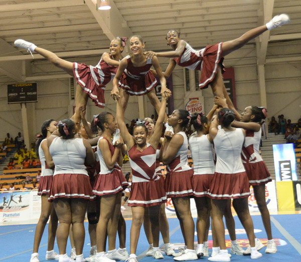 Ian Allen/Staff Photographer
Jamaica Fitness Association(Jamfit) annual Cheerleading Championship at the National Indoor Arena.