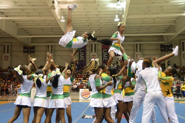 Ian Allen/Staff Photographer
Jamaica Fitness Association(Jamfit) annual Cheerleading Championship at the National Indoor Arena.