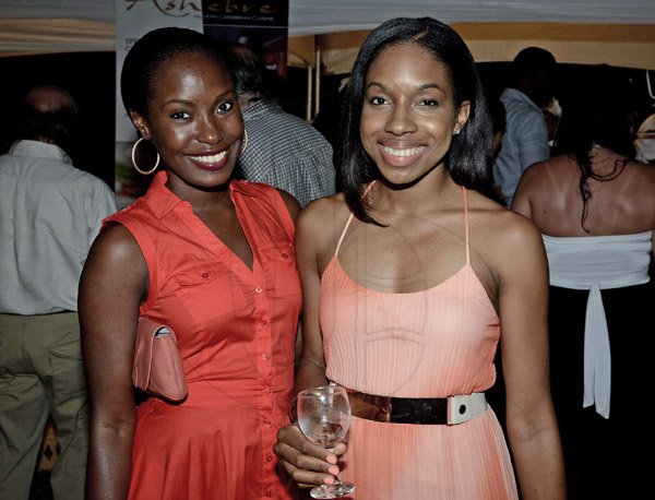 Winston Sill/Freelance Photographer
Chefs On Show annual fundraising event, held at the Jamaica Pegasus Hotel, New Kingston on Wednesday April 9, 2014. Fiona Panton (left) and Lisanne levy were out and about in their fashionable numbers