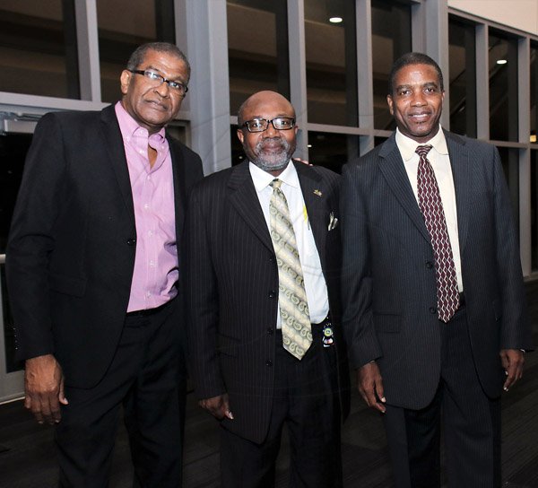 Ashley Anguin<\n>From left:  President of the CC South Florida Alumni Association, Egbert Calrke, public relations officer, Aubrey Campbell and vice president, Phillip Wallace.<\n> *** Local Caption *** @Normal:From left: President of the Cornwall College Alumni Association South Florida Chapter, Egbert Clarke; public relations officer, Aubrey Campbell; and vice-president Phillip Wallace.