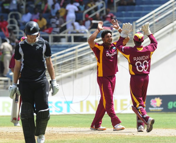 Norman Grindley/Chief Photographer
West Indies v New Zealand second ODI at Sabina Park.