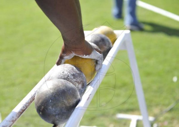Shorn Hector/Photographer shot put balls on day four of the ISSA/GraceKennedy Boys and Girls’ Athletics Championships held at the The National Stadium in Kingston on Friday March 29, 2019