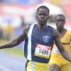 Shorn Hector/Photographer Jermaine Dobson of Tacius Golding wins heat seven of the boys class two 100 meter dash on day three of the ISSA/GraceKennedy Boys and Girls’ Athletics Championships held at the The National Stadium in Kingston on Thursday March 28, 2019
