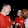 Winston Sill/Freelance Photographer
Digicel Foundation 5K Run/Walk for Special Needs, held on the Waterfront, Downtown Kingston on Saturday night  October 11, 2014. Here are Barry O'Brien (left), CEO, Digicel; Jason Corrigan (centre), Commercial Director, Digicel; and Dr. Carl Bruce (right).