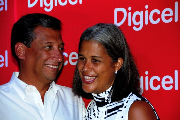 Winston Sill / Freelance Photographer
Digicel launch 4G Service. held at Victoria Pier, Ocean Boulevard on Monday night June 25,. 2012. Here are Christopher Levy and his wife.