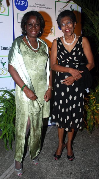 Colin Hamilton/Freelance Photographer
The Association of Consultant Physitians of Jamaica held it's 10th Annual President's Dinner in celebration of Jamaica's 50th Anniversary of Independence at the Terra Nova All Suites Hotel on Saturday September 8, 2012.

At left, Dr. Lilieth Johnson-Whittaker and Dr. Glenda Bennett.