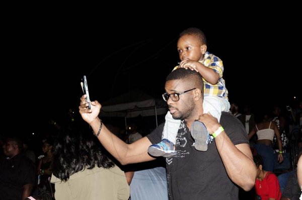 Shorn Hector/Photographer   Patrons at the Earth Hour concert held at Ranny William Entertainment Centre on March 25, 2018