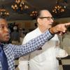 Rudolph Brown/ Photographer
Ryon Jones, (left) Robert Levy, (right) Chairman of Jamaica Broilers Group and R. Danny williams looks at the display at the Fair Play award of excellence 2013/2014 held at the Terra Nova Hotel, Kingston on September 16, 2014