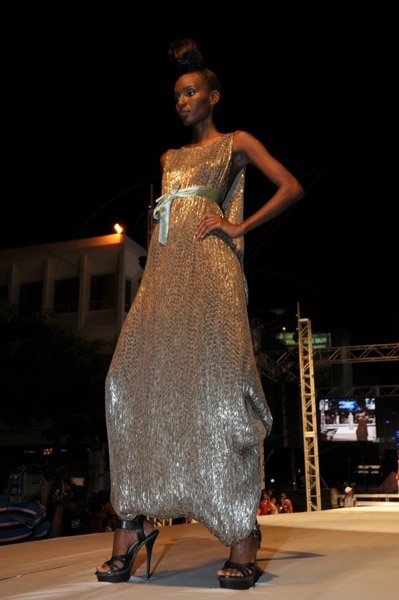 Winston Sill/Freelance Photographer
Saint International presents Style Week Fashion Block, held at Knutsford Boulevard, New Kingston on Sunday night May 26, 2013.