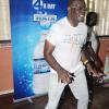 Lionel Rookwood/PhotographerThe Gleaner's Fit 4 Life event with Body By Kurt - FitMix - 3-The-Hard-Way - at 23 Haining Road, New Kingston on Saturday, October 28, 2017.  *** Local Caption *** Lionel Rookwood/PhotographerThe Gleaner's Sales Manager Rainford Wint getting in the groove.