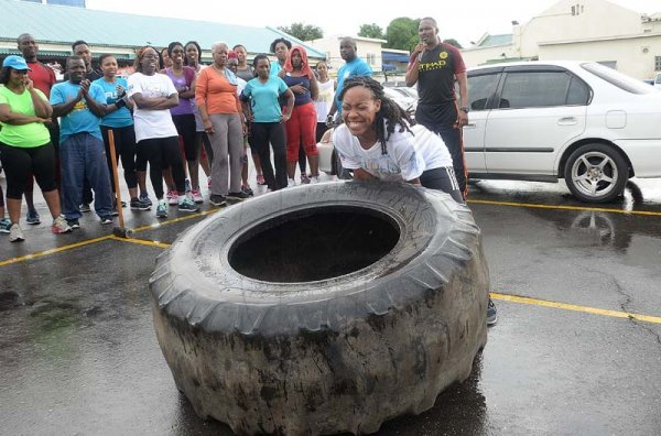 Lionel Rookwood/PhotographerThe Gleaner's Fit 4 Life event at FLOW Flex Gym, FLOW headquarters, 2-6 Carlton Crescent, Saturday, December 9, 2017.