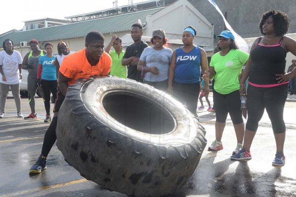 Lionel Rookwood/PhotographerThe Gleaner's Fit 4 Life event at FLOW Flex Gym, FLOW headquarters, 2-6 Carlton Crescent, Saturday, December 9, 2017.