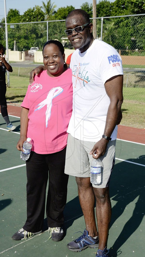 Ian Allen/PhotographerThe Gleaner's Fit 4 Life team at Hope Pastures Park, Hope Pastures, St Andrew on Saturday, October 14, 2017. *** Local Caption *** Ian Allen/PhotographerThe Gleaner's Fit 4 Life team at Hope Pastures Park, Hope Pastures, St Andrew on Saturday, October 14, 2017.