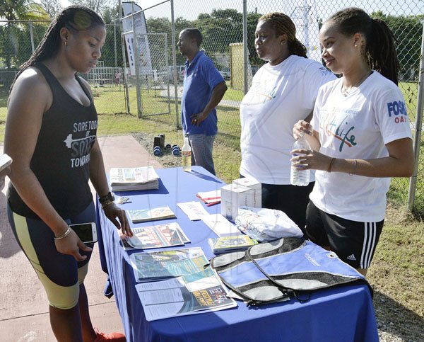 Ian Allen/PhotographerThe Gleaner's Fit 4 Life team at Hope Pastures Park, Hope Pastures, St Andrew on Saturday, October 14, 2017. *** Local Caption *** Ian Allen/PhotographerThe Gleaner's Fit 4 Life team at Hope Pastures Park, Hope Pastures, St Andrew on Saturday, October 14, 2017.