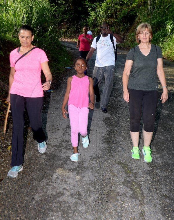 Lionel Rookwood/Photographer

Participants at The Gleaner's Fit 4 Life and St Matthew's Walkers event on Saturday, October 7, 2017 at the Jacks Hill Community Centre in St Andrew.