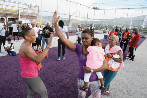 Lionel Rookwood/Photographer
The Gleaner's Fit 4 Life at Juliet Cuthbert-Flynn's Boot Camp at Life Fit Training Centre, Red Hills Road, St Andrew on Saturday, September 30, 2017.
