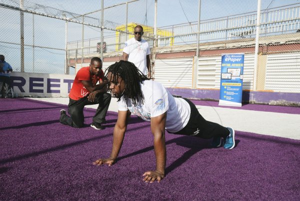 Lionel Rookwood/Photographer
The Gleaner's Fit 4 Life at Juliet Cuthbert-Flynn's Boot Camp at Life Fit Training Centre, Red Hills Road, St Andrew on Saturday, September 30, 2017.