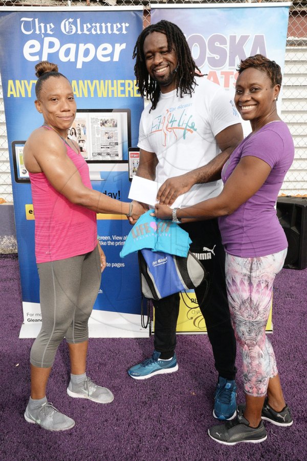 Lionel Rookwood/Photographer
The Gleaner's Fit 4 Life at Juliet Cuthbert-Flynn's Boot Camp at Life Fit Training Centre, Red Hills Road, St Andrew on Saturday, September 30, 2017.