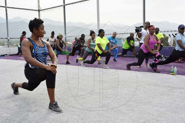 Lionel Rookwood/Photographer<\n>The Gleaner's Fit 4 Life Season 2 Tuff Enuff eighth event with Juliet Cuthbert-Flynn at Life Fit Training Centre, 15 3/4 Red Hills Road, St Andrew on Saturday, August 11, 2018.