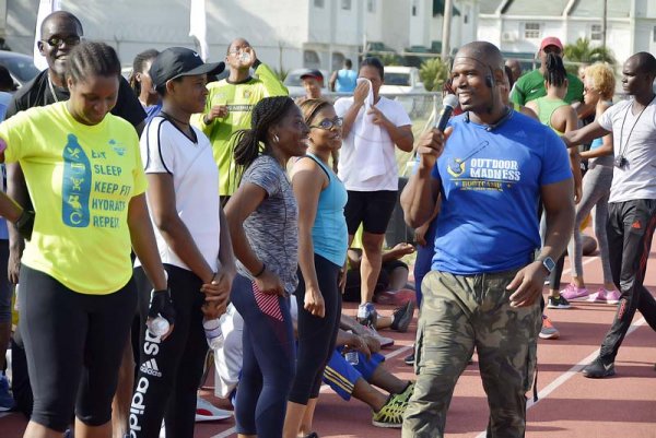 Lionel Rookwood/PhotographerThe Gleaner's Fit 4 Life Season 2 Tuff Enuff second event with TrainFit Club at Calabar High School Track, 61 Red Hills Road, St Andrew on Saturday, June 30.