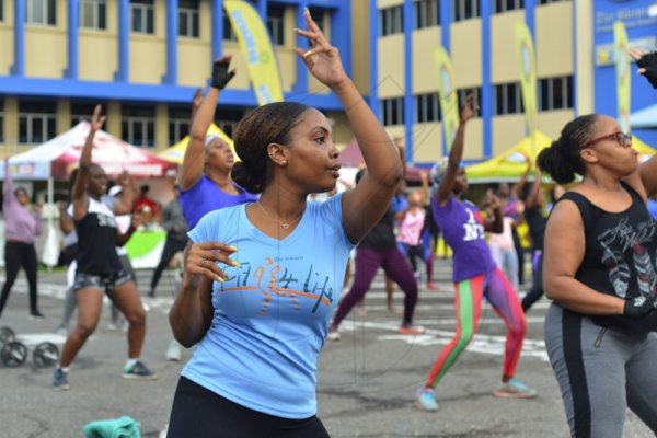 Scenes from Fit 4 Life season 3 kick off held at the Gleaner on Saturday, September 21,2019.