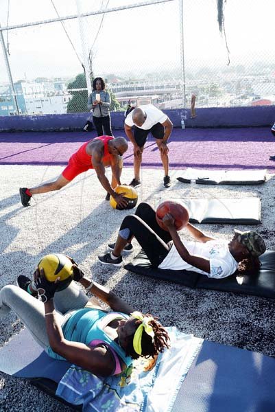 Lionel Rookwood/PhotographerThe Gleaner's Fit 4 Life Grand Finale Extreme Boot Camp at Life Fit Training Centre, 15 3/4 Red Hills Road, St Andrew on Saturday, December 16, 2017.