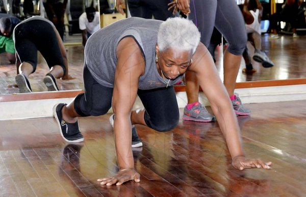 Lionel Rookwood/PhotographerThe Gleaner's Fit 4 Life Season 2 Tuff Enuff Challenge fifth event with the TrainFit Club at the In Motion Gym, Shortwood Teachers College, 77 Shortwood Road, St Andrew on Saturday, July 21, 2018.