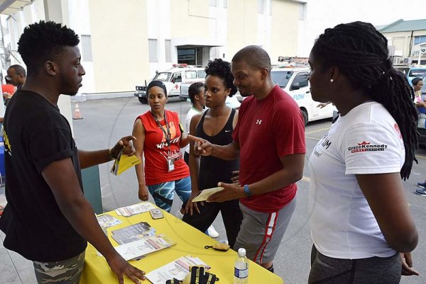 Lionel Rookwood/PhotographerThe Gleaner's Fit 4 Life sixth event with Body By Kurt at FLOW Flex Gym, FLOW head office, 2-6 Carlton Crescent, St Andrew on Saturday, July 28, 2018.