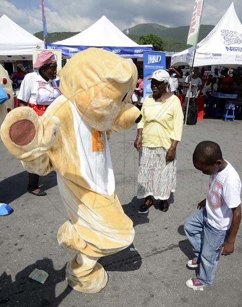 Gladstone Taylor / Photographer

l-r newspaper dance competition as seen at the shoppers fair food month promotion in Harbour View on saturday