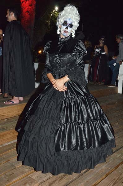 Tracey Shirley came dressed as a Victorian dead woman