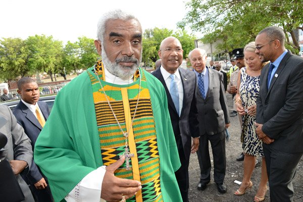 Ricardo Makyn/Staff Photographer 
Gleaner 180  anniversary Church service at the Kingston parish Church on Sunday 31.8.2014